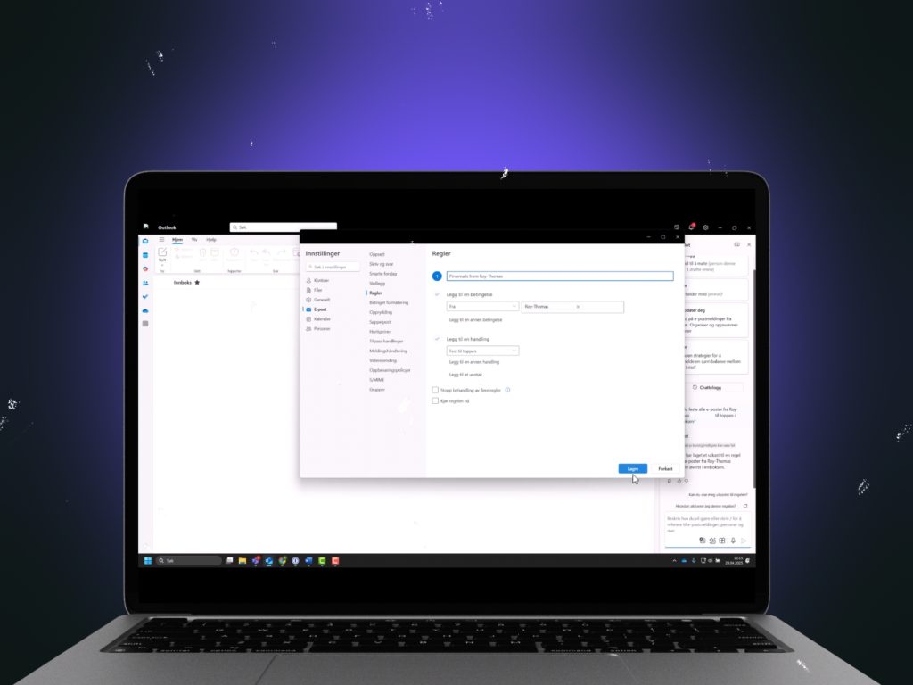 En Copilot-funksjon i Outlook